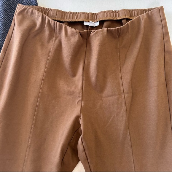 Lot Of 2 J Jill Ponte Pants Women’s XL  Tan Herringbone Slim Leg Pull On Stretch - Picture 3 of 16